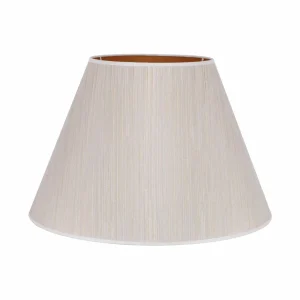 Store Duolla Abat-jour Sofia hauteur 31 cm, rayé blanc/doré