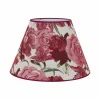 Flash Sale Duolla Abat-jour Sofia hauteur 31 cm, rouge fleuri