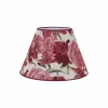 Best Sale Duolla Abat-jour Sofia hauteur 26 cm, rouge fleuri