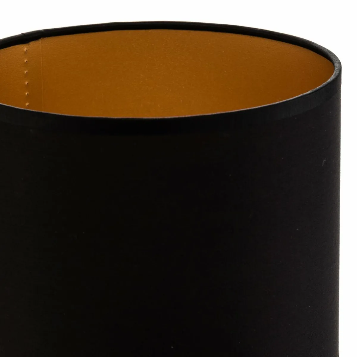 abatjour_soho_noiror_textile___cm_2.webp Online Luminex Abat-jour Soho, noir/or, textile, Ø 18 cm