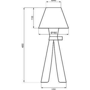 Cheap Aluminor Floh lampe à poser en tissu