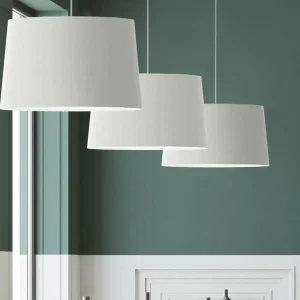 Flash Sale Aluminor Sacha suspension avec abat-jour en tissu