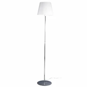Cheap Aluminor Store lampadaire, chromé/blanc