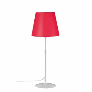 Shop Aluminor Store lampe à poser, blanche/rouge