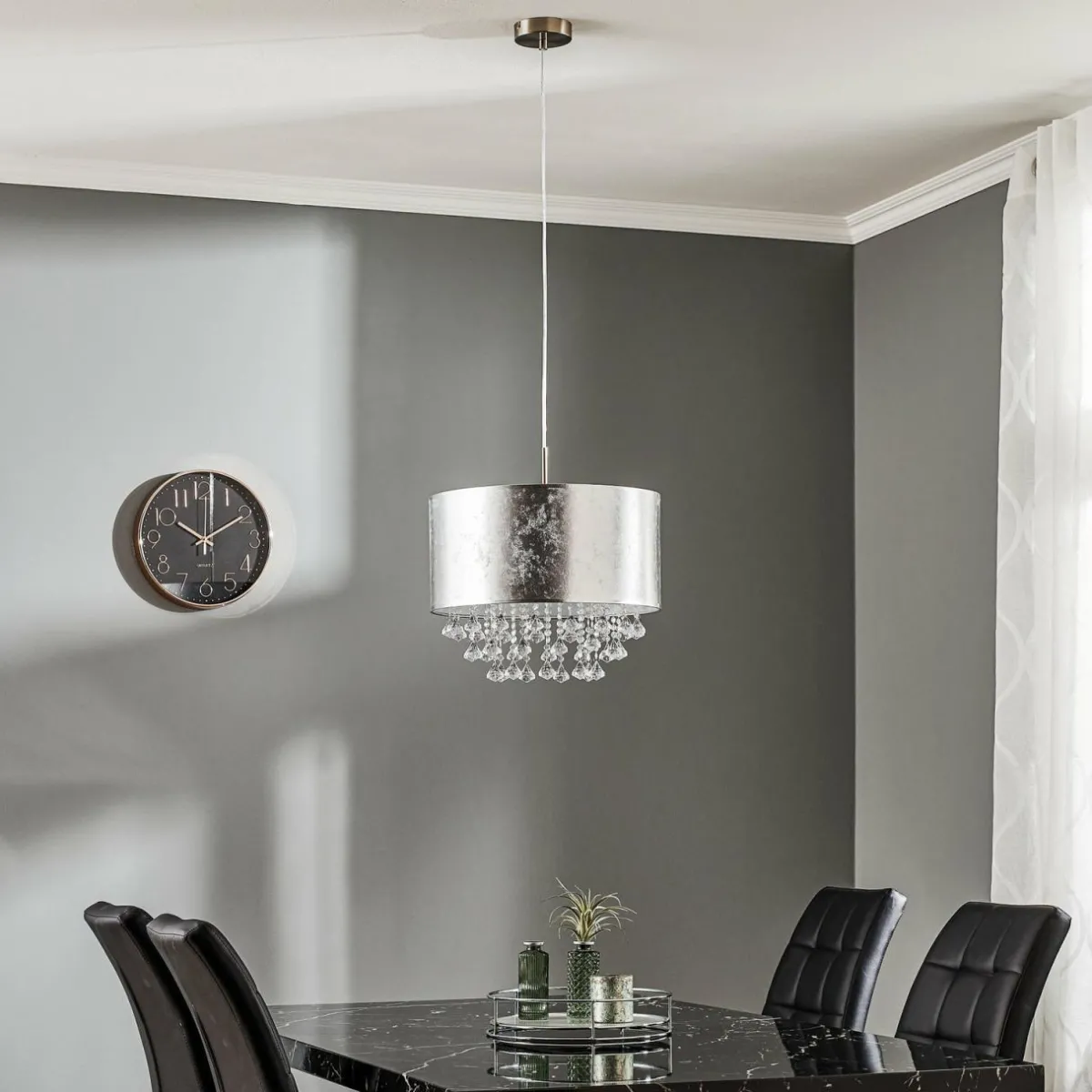 amy__suspension_textile_argente_avec_suspension_0.webp Cheap Globo Amy - suspension textile argentée avec suspension