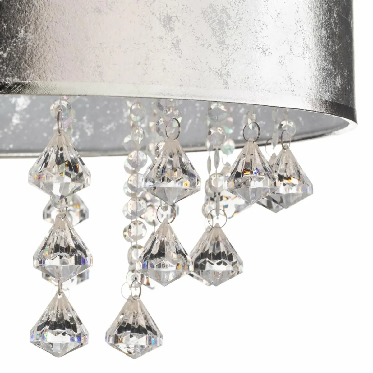amy__suspension_textile_argente_avec_suspension_2.webp Cheap Globo Amy - suspension textile argentée avec suspension