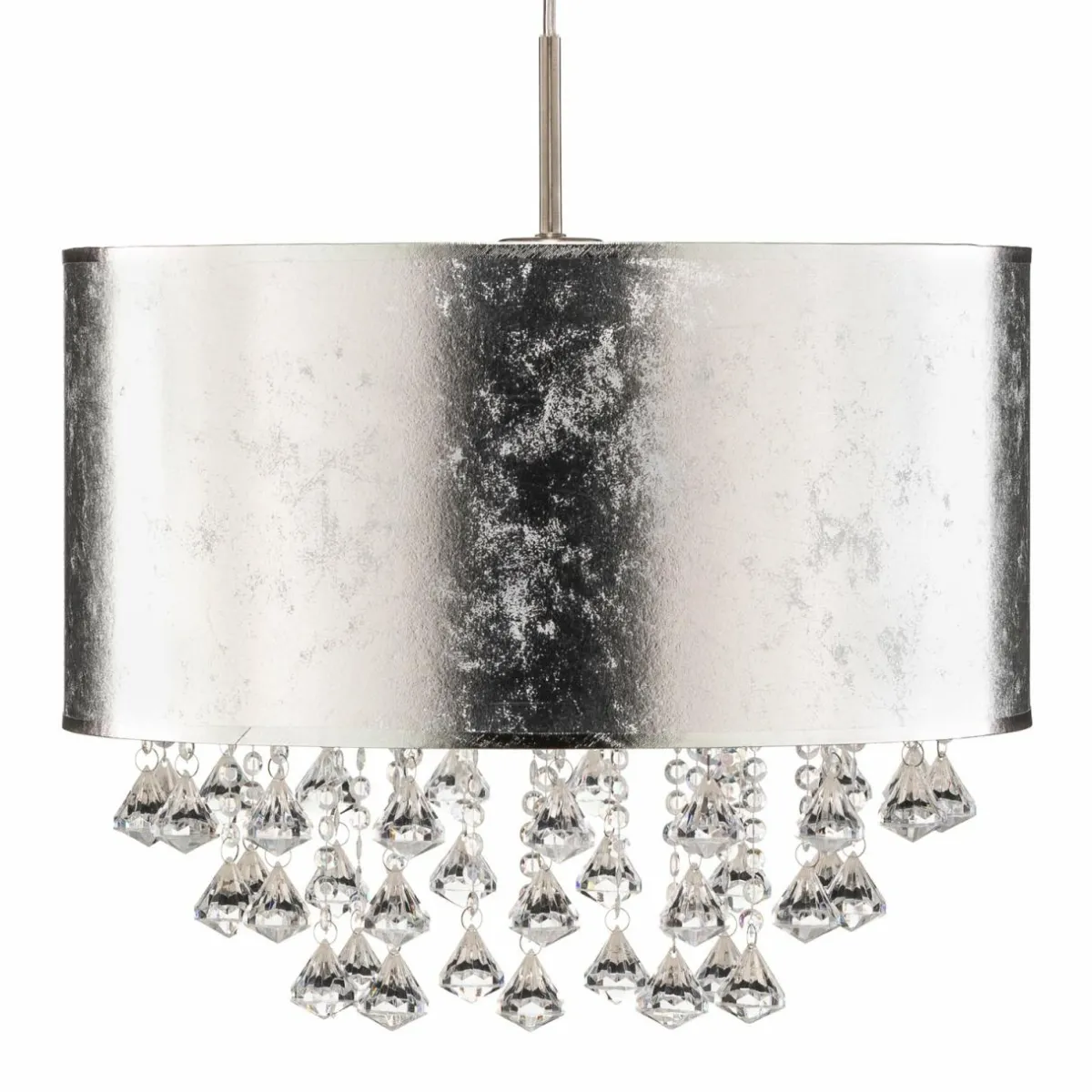 amy__suspension_textile_argente_avec_suspension_3.webp Cheap Globo Amy - suspension textile argentée avec suspension