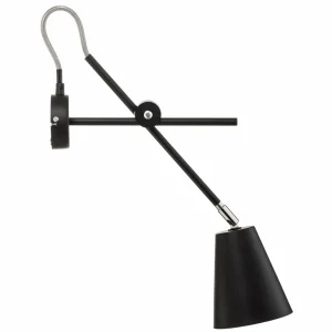 Fashion ALDEX Applique 1008, à 1 lampe, noire