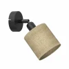 Shop Luminex Applique Adeline avec abat-jour en jute, à 1 lampe