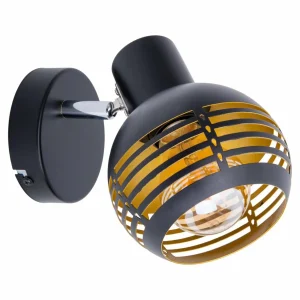 Shop Näve Applique Casco, à une lampe, noire