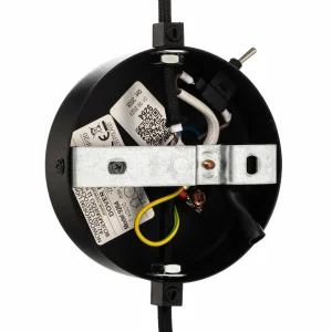 Outlet Nowodvorski Lighting Applique Dover avec prise, noire, à une lampe