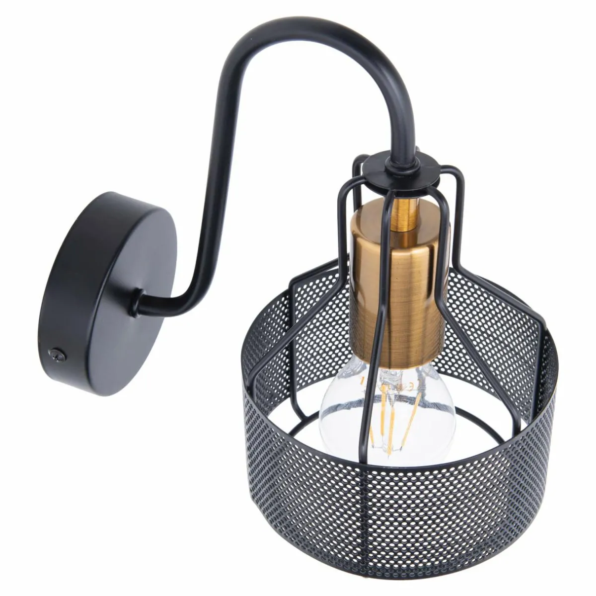 applique_foro__une_lampe_noirdor_1.webp Outlet Näve Applique Foro, à une lampe, noir/doré
