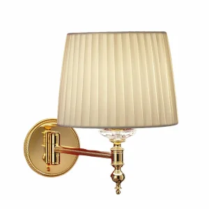 Flash Sale Masiero Applique Grace en laiton diffuseur en soie 34 cm