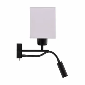 Discount Argon Applique Harry angulaire, noir/noir/blanc