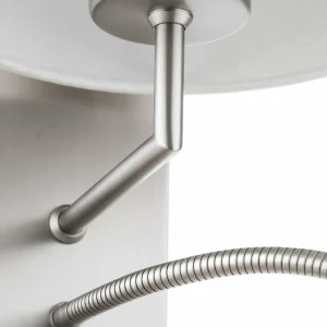 Cheap Hufnagel Applique La Havane à bras liseuse LED blanc crème