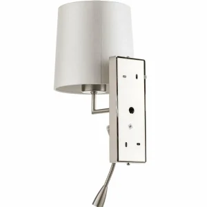Cheap Hufnagel Applique La Havane à bras liseuse LED blanc crème