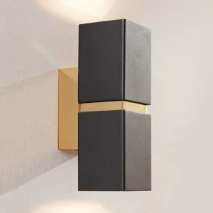 Flash Sale EGLO Applique LED Passa à deux lampes, noir et doré