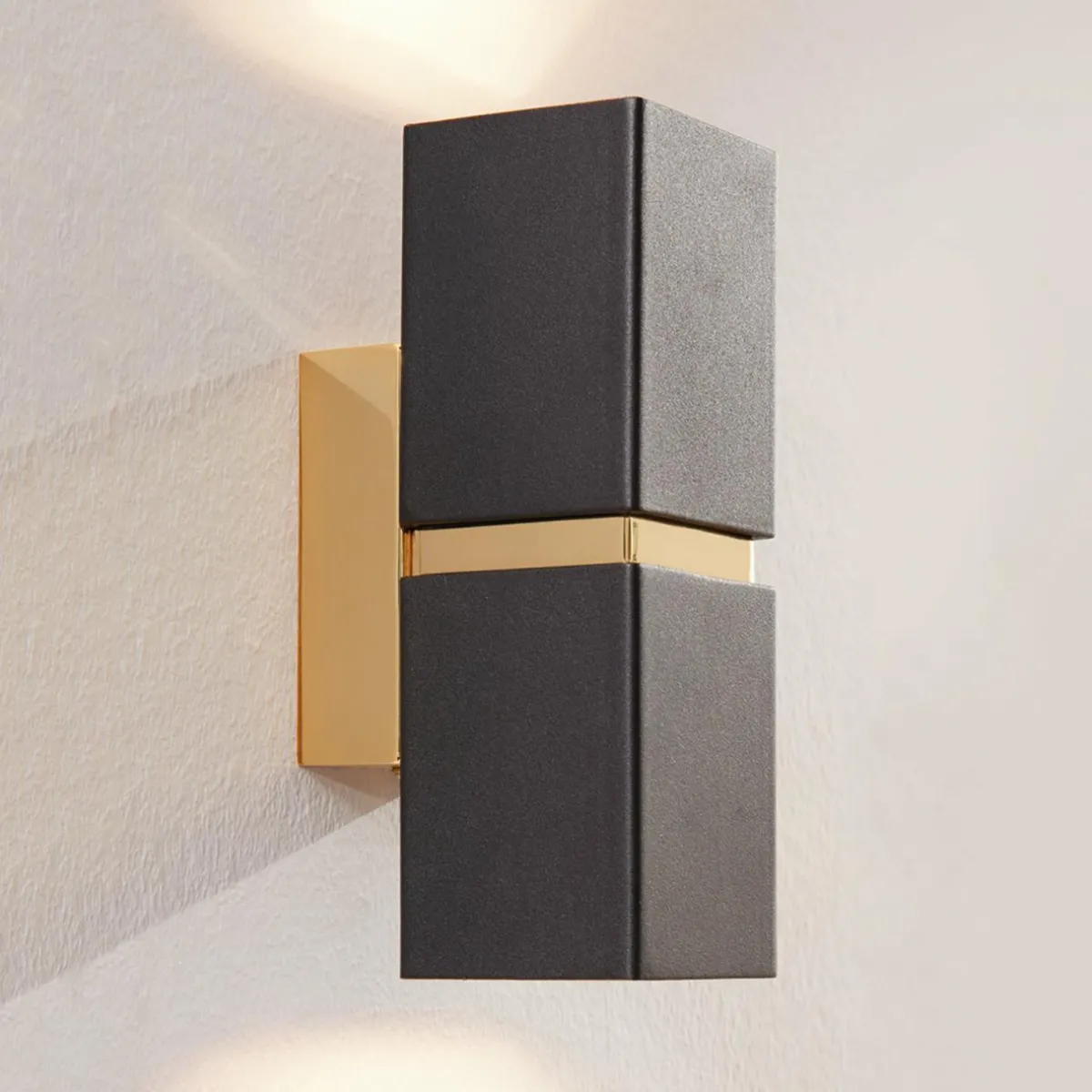 applique_led_passa__deux_lampes_noir_et_dor_0.webp Flash Sale EGLO Applique LED Passa à deux lampes, noir et doré