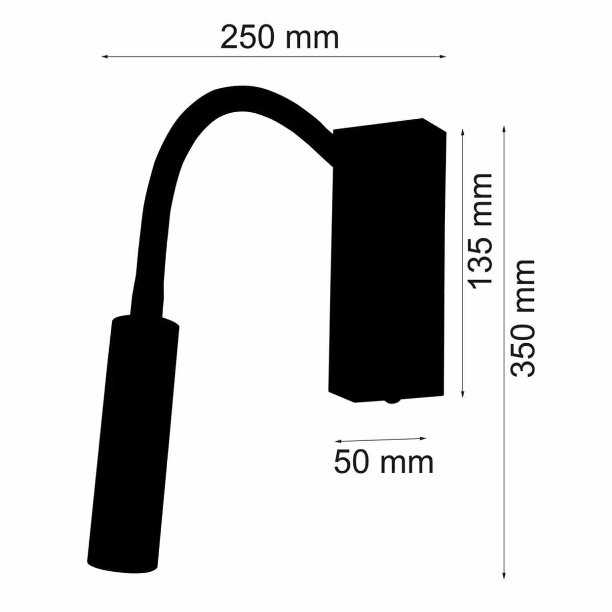 applique_led_rocco_chrome_bras_flex_noir_1.webp Cheap Busch Applique LED Rocco, chromée, bras flex noir