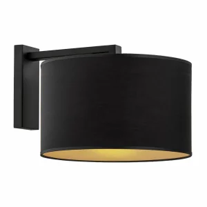 Online Argon Applique Lobera avec abat-jour en tissu noir