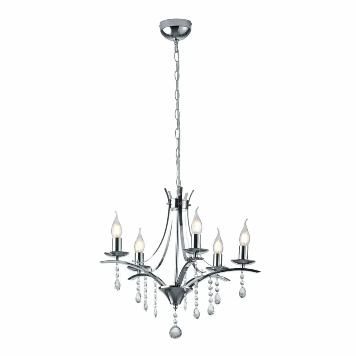 applique_lucerna_avec_pendentifs_en_verre__lampes_0.webp Sale Trio Lighting Applique Lucerna avec pendentifs en verre, 5 lampes