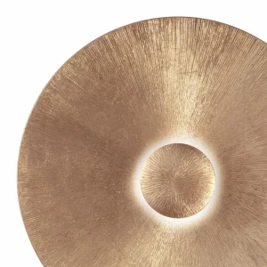 Outlet austrolux Applique Moon Sun, Ø 54 cm, dorée