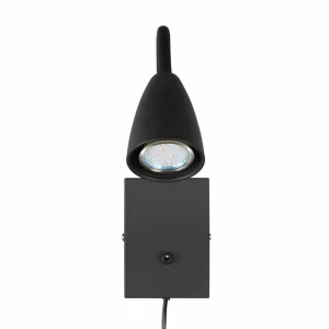 Store Trio Lighting Applique murale avec fiche, noir mat