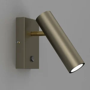 Online Luminex Applique murale Axion, à 1 lampe, couleur titane, acier