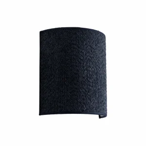 Store Euluna Applique murale Boucle en tissu, bleu foncé