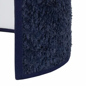 Store Euluna Applique murale Boucle en tissu, bleu foncé