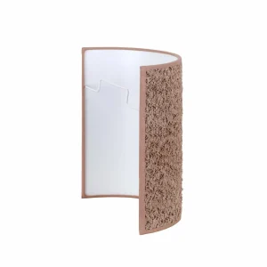 Fashion Euluna Applique murale Boucle en tissu, cappuccino