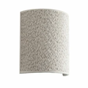 Clearance Euluna Applique murale Boucle en tissu, écru