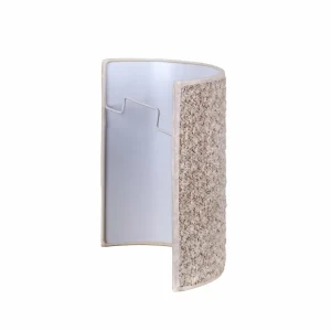 Clearance Euluna Applique murale Boucle en tissu, écru