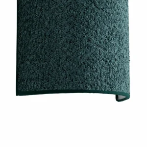 Hot Euluna Applique murale Boucle en tissu, vert foncé
