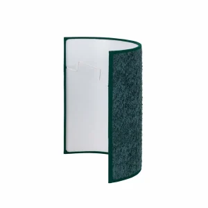 Hot Euluna Applique murale Boucle en tissu, vert foncé