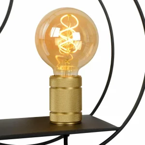 Hot Lucide Applique murale Circle, noir, 38 cm, E27