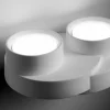 Shop TECNICO by Sforzin Applique murale Demetra, à 2 lampes, 21,5 cm, blanc, plâtre, GX53