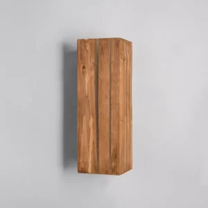 Outlet Trio Lighting Applique murale Karuni, naturel, bois, métal, E14