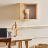 Shop Fabas Luce Applique murale LED carrée Window en chêne