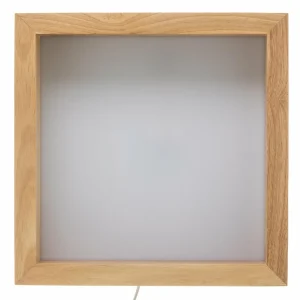 Shop Fabas Luce Applique murale LED carrée Window en chêne