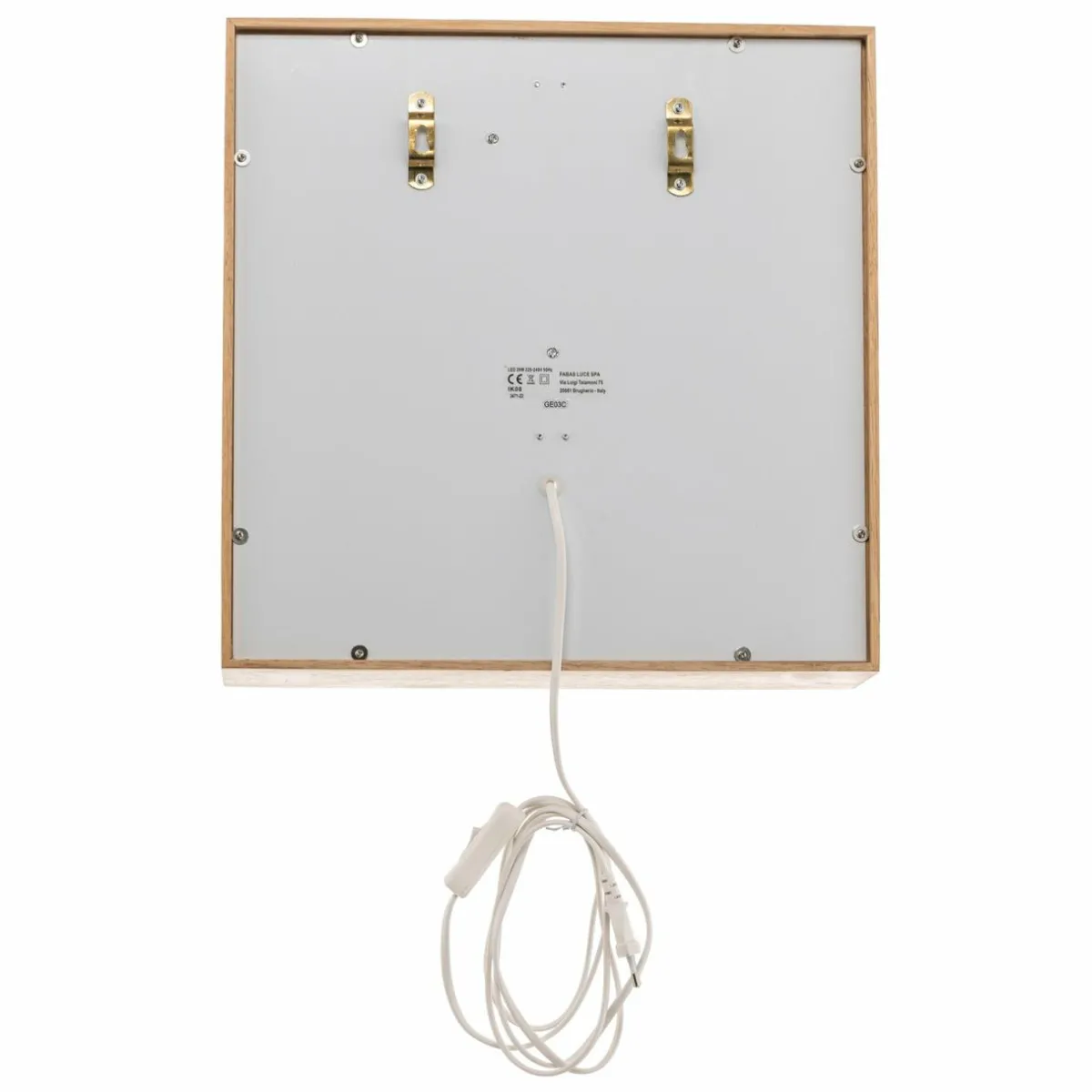 applique_murale_led_carre_window_en_chne_4.webp Shop Fabas Luce Applique murale LED carrée Window en chêne