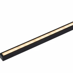 Clearance Lucide Applique murale LED Mizar, 90 cm, noir, IP44