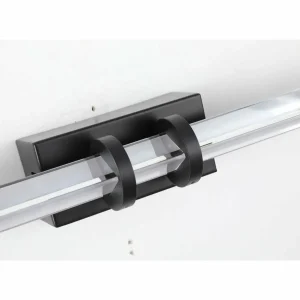 Sale Searchlight Applique murale LED Parma, noir, acier, verre, IP44