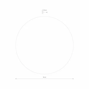 Cheap Nowodvorski Lighting Applique murale LED Ring L, Ø 35 cm, contreplaqué, doré