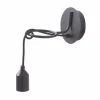 Sale Lindby Applique murale Elira, noir, métal, Ø 10 cm, E27