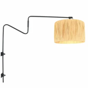 Flash Sale Steinhauer Applique murale Linstrom, métal, herbe, noir, beige