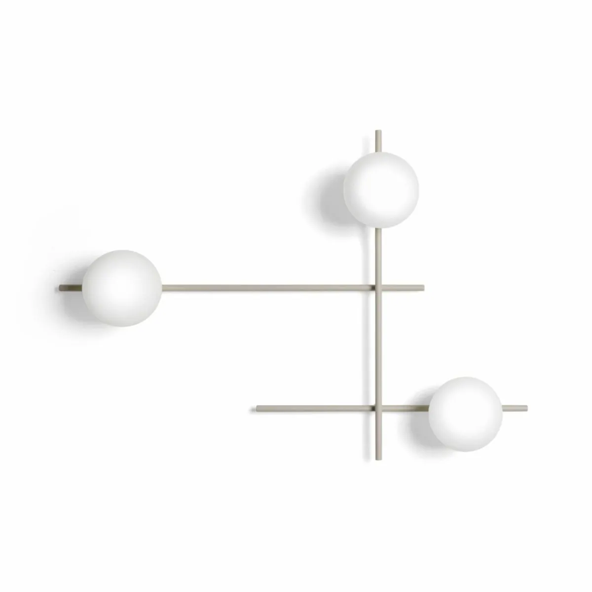 applique_murale_mikado_cipriablanc___lampes_verre_mtal_1.webp Cheap miloox by Sforzin Applique murale Mikado, cipria/blanc, à 3 lampes, verre, métal