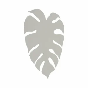 Hot TK Lighting Applique murale Monstera, forme de feuille, 3 x G9, acier, beige