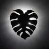 Sale TK Lighting Applique murale Monstera, forme de feuille, 3 x G9, acier, marron