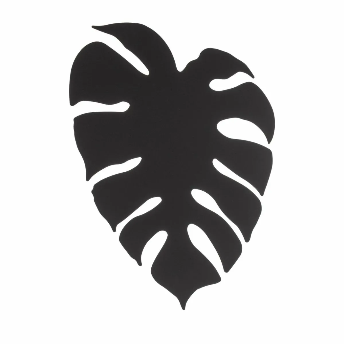 New TK Lighting Applique murale Monstera, forme de feuille, 3 x G9, acier, noir